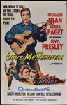1956 <em>Love Me Tender</em> One Sheet Movie Poster – Elvis Presleys Debut Film - HIGH GRADE COPY!!
