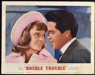 1967 <em>Double Trouble</em> One Sheet Movie Poster and 4 Lobby Cards – Starring Elvis Presley