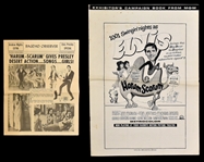 1965 <em>Harum Scarum</em> Complete Set of 8 Lobby Cards, Pressbook and <em>Bagdad Observer</em> Herald – Starring Elvis Presley