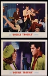1967 <em>Double Trouble</em> Complete Set of 8 Lobby Cards, Pressbook and Herald – Starring Elvis Presley
