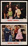 1967 <em>Double Trouble</em> Complete Set of 8 Lobby Cards, Pressbook and Herald – Starring Elvis Presley