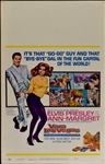 1964 <em>Viva Las Vegas</em> Window Card Movie Poster – Starring Elvis Presley and Ann-Margret