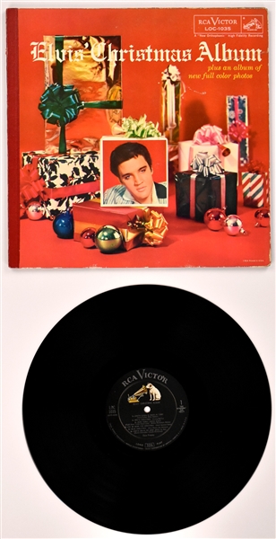 1957 <em>Elvis Christmas Album</em> RCA Victor LP – First Indianapolis Pressing