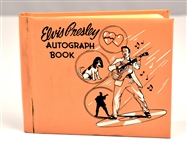 1956 Elvis Presley Enterprises Autograph Book, I Love Elvis Pennant, 1961 Elvis Bracelet and 1956 Elvis Ring