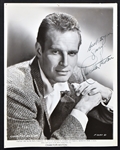 Collection of 11 Hollywood Actors Signed Photos Incl. Charlton Heston, Robert Wagner and Others (BAS)