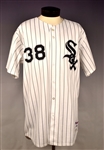 1990 Chicago White Sox Black Bat and 2004 Michael Jackson (Pitcher) Game Issued Jersey