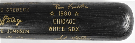 1990 Chicago White Sox Black Bat and 2004 Michael Jackson (Pitcher) Game Issued Jersey