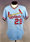 1979 Jerry Mumphrey St. Louis Cardinals Game Used Jersey and St. Louis Cardinals Model “K48” Team Index Bat