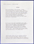1972 <em>Elvis On Tour</em> Press Kit “Production Notes” and 8x10 Promo Photos with Caption Sheet - Rarely Seen Example
