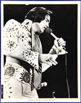 1972 <em>Elvis On Tour</em> Press Kit “Production Notes” and 8x10 Promo Photos with Caption Sheet - Rarely Seen Example