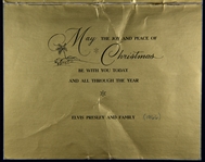 1966 Elvis Presley and Family Christmas Card