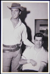 Elvis Presley Owned EP Monogrammed Leather Wrist/Bicep Strap Given to Superfan Gary Pepper