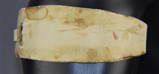 Elvis Presley Owned EP Monogrammed Leather Wrist/Bicep Strap Given to Superfan Gary Pepper