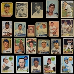 1922-1981 Baseball Card Shoebox Collection of 312 - American Caramel, Goudey, Play Ball, Bowman, Topps - LOADED with Hall of Famers