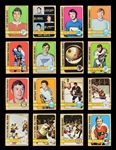 1972 Topps Hockey Collection of 44 Including #100 Bobby Orr