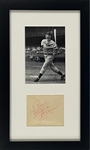1950s Joe DiMaggio Signed Autograph Book Page – Gorgeous Vintage Signature (BAS)