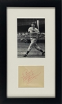 1950's Joe DiMaggio Signed Autograph Book Page – Gorgeous Vintage Signature (BAS)