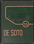 1955 <em>DeSoto</em> Memphis State Yearbook Featuring Elvis Presley, Tony Curtis, George Klein and Wink Martindale
