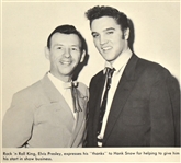 1957 Hank Snow Signed Souvenir Program Featuring Elvis Presley Photo – Also Signed by Jim Reeves and Others! (BAS) 