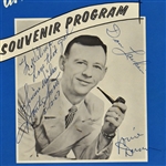 1957 Hank Snow Signed Souvenir Program Featuring Elvis Presley Photo – Also Signed by Jim Reeves and Others! (BAS) 