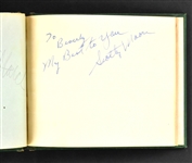 1956 Elvis Presley Autograph from His Famous Jacksonville “Florida Theatre” Concert Plus Original Autograph Book with Scotty Moore and Other Signatures (BAS) 