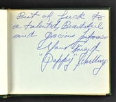 1956 Elvis Presley Autograph from His Famous Jacksonville “Florida Theatre” Concert Plus Original Autograph Book with Scotty Moore and Other Signatures (BAS) 