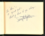 1956 Elvis Presley Autograph from His Famous Jacksonville “Florida Theatre” Concert Plus Original Autograph Book with Scotty Moore and Other Signatures (BAS) 