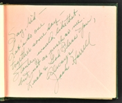1956 Elvis Presley Autograph from His Famous Jacksonville “Florida Theatre” Concert Plus Original Autograph Book with Scotty Moore and Other Signatures (BAS) 