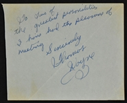 1957 SUN Records Stars Signed Collection with Jerry Lee Lewis, Billy Lee Riley and Jimmy Van Eaton Plus Others (6 Autographs) (BAS)