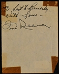 1957 SUN Records Stars Signed Collection with Jerry Lee Lewis, Billy Lee Riley and Jimmy Van Eaton Plus Others (6 Autographs) (BAS)