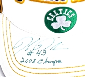 2008 Boston Celtics NBA Champions Hat Signed by Kendrick Perkins (BAS)