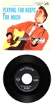 1957 Elvis Presley RCA Victor 45 RPM  Single “NO DOG” Variation “Too Much” / “Playing for Keeps” with Picture Sleeve (47-6800) 