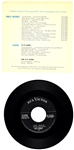 1957 Elvis Presley RCA Victor 45 RPM  Single “NO DOG” Variation “Too Much” / “Playing for Keeps” with Picture Sleeve (47-6800) 