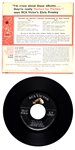 1956 RCA Victor45 RPM EP “White Line” Variation <em>Elvis Presley “Perfect for Parties” Highlight Album</em> (SPA-7-37)