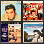 Group of 10 Elvis Presley RCA Victor 45 RPM EPs AND COMPACT 33 RPM <em>Elvis by Request</em> (LPC-128) 