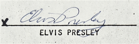 1972 Elvis Presley Signed Contract with RCA and NBC for 1973 <em>Elvis: Aloha from Hawaii</em> - Also Includes Sale to Elvis of His <em>'68 Comeback</em> NBC TV Special (BAS)