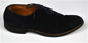 1956 Elvis Presley Owned and Worn Blue Suede Shoes -  Worn on the Infamous 1956 <em>Steve Allen Show</em> Appearance - Gifted to Memphis Mafia Member Alan Fortas