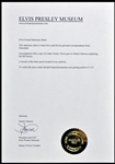 Elvis Presley “TCB” Letterhead – Elvis' More Rare Executive Style Letterhead - Former Jimmy Velvet Collection