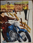 1964 <em>Roustabout</em> Six Sheet Movie Poster – Glorious Massive Poster!! Starring Elvis Presley