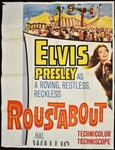 1964 <em>Roustabout</em> Six Sheet Movie Poster – Glorious Massive Poster!! Starring Elvis Presley