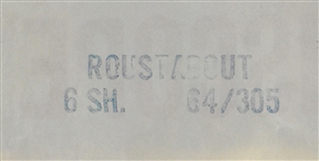 1964 <em>Roustabout</em> Six Sheet Movie Poster – Glorious Massive Poster!! Starring Elvis Presley