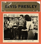 1958 Elvis Presley’s <em>King Creole</em> Dressing Room Door Sign in Framed Display with Lobby Card and Promo Photo - From the Trude Forsher Collection