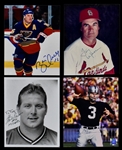 Baseball, Football, Hockey and Golf Signed Collection of 20 Incl. Arnold Palmer, Alex Rodriguez, Ken Griffey, Jr., Brett Hull, Tom Landry and Others (BAS)