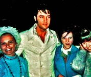 Elvis Presley Owned and Worn White Overcoat with Photos of Him Wearing in Las Vegas in 1969! Former Jimmy Velvet Collection