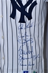 1998 New York Yankees World Series Champions Team Signed David Wells Jersey (BAS)