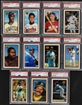 1989 Bowman Tiffany PSA-Graded Hall of Famers Collection of 23 with Many PSA GEM MINT 10s!