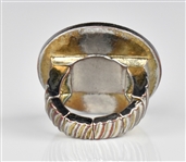 1970's Elvis Presley Owned Mexican Sundial Jumpsuit Companion Ring – Unusual Large Round Ring with Wristwatch-Like Band