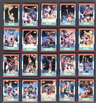 1986 Fleer Basketball Complete Set (132) with #57 Michael Jordan PSA VG-EX 4