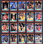 1986 Fleer Basketball Complete Set (132) with #57 Michael Jordan PSA VG-EX 4