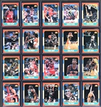 1986 Fleer Basketball Complete Set (132) with #57 Michael Jordan PSA VG-EX 4